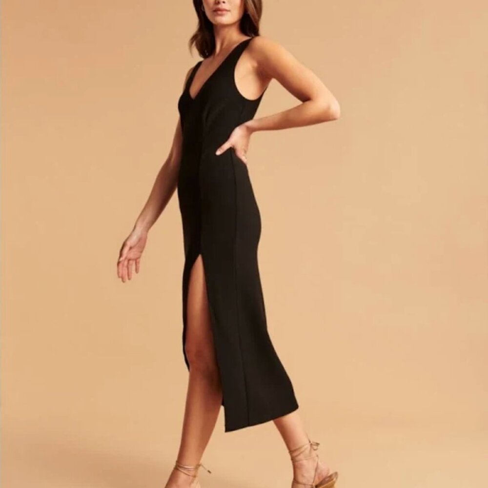 A&F Plunge Neck Midi Dress - New w. Tags - XS Petite